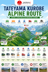 Tateyama Kurobe Alpine Route Ticket | Tiket Rute Alpen Tateyama Kurobe