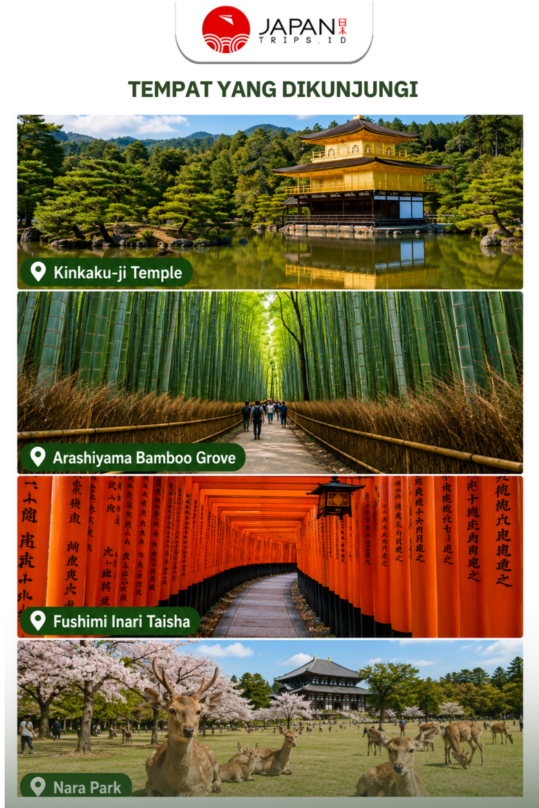 Osaka, Kyoto & Nara Day Tour with Lunch | English Guide