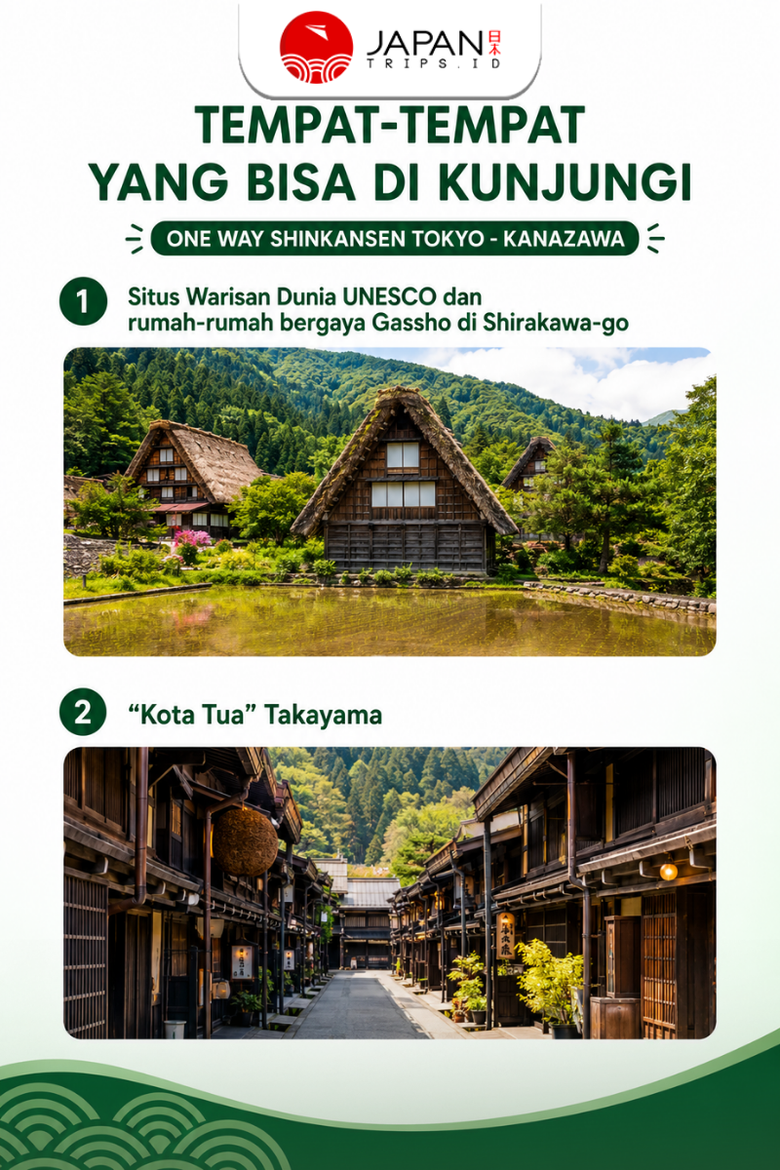 Takayama & Shirakawa-go Day Tour with Optional Lunch (English Guide)