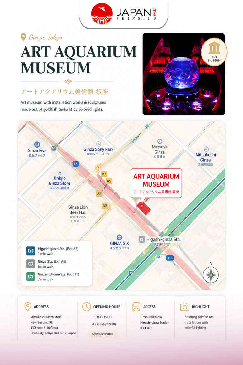 Art Aquarium Museum Ginza