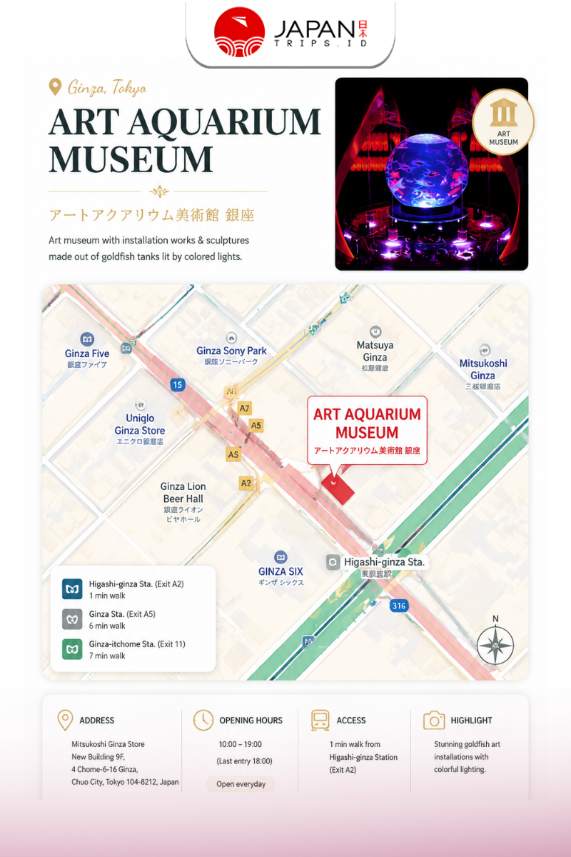 Art Aquarium Museum Ginza