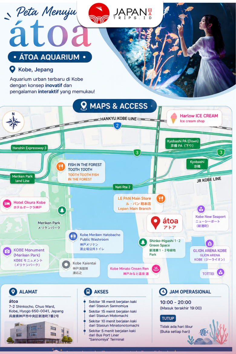 Kobe Urban Aquarium AQUARIUM×ART átoa | Tiket Kobe Aquarium