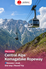 Central Alps Komagatake Ropeway Ticket | Tiket Kereta Gantung Central Alps Komagatake