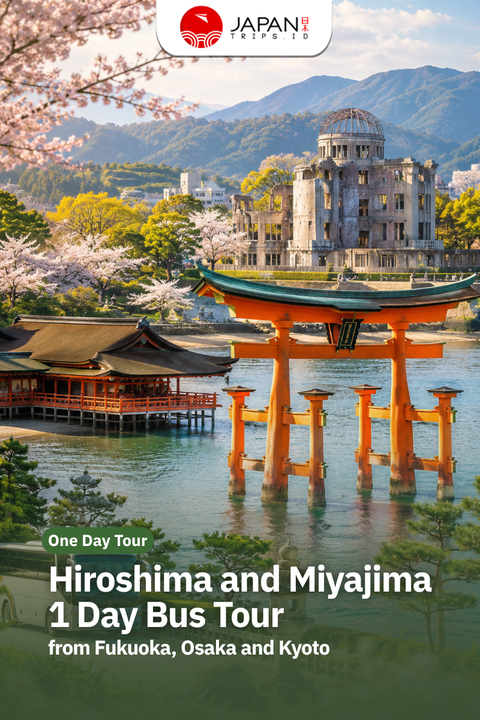 Hiroshima and Miyajima 1 Day Bus Tour from Fukuoka, Osaka and Kyoto