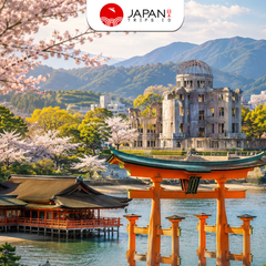 Hiroshima and Miyajima 1 Day Bus Tour from Fukuoka, Osaka and Kyoto