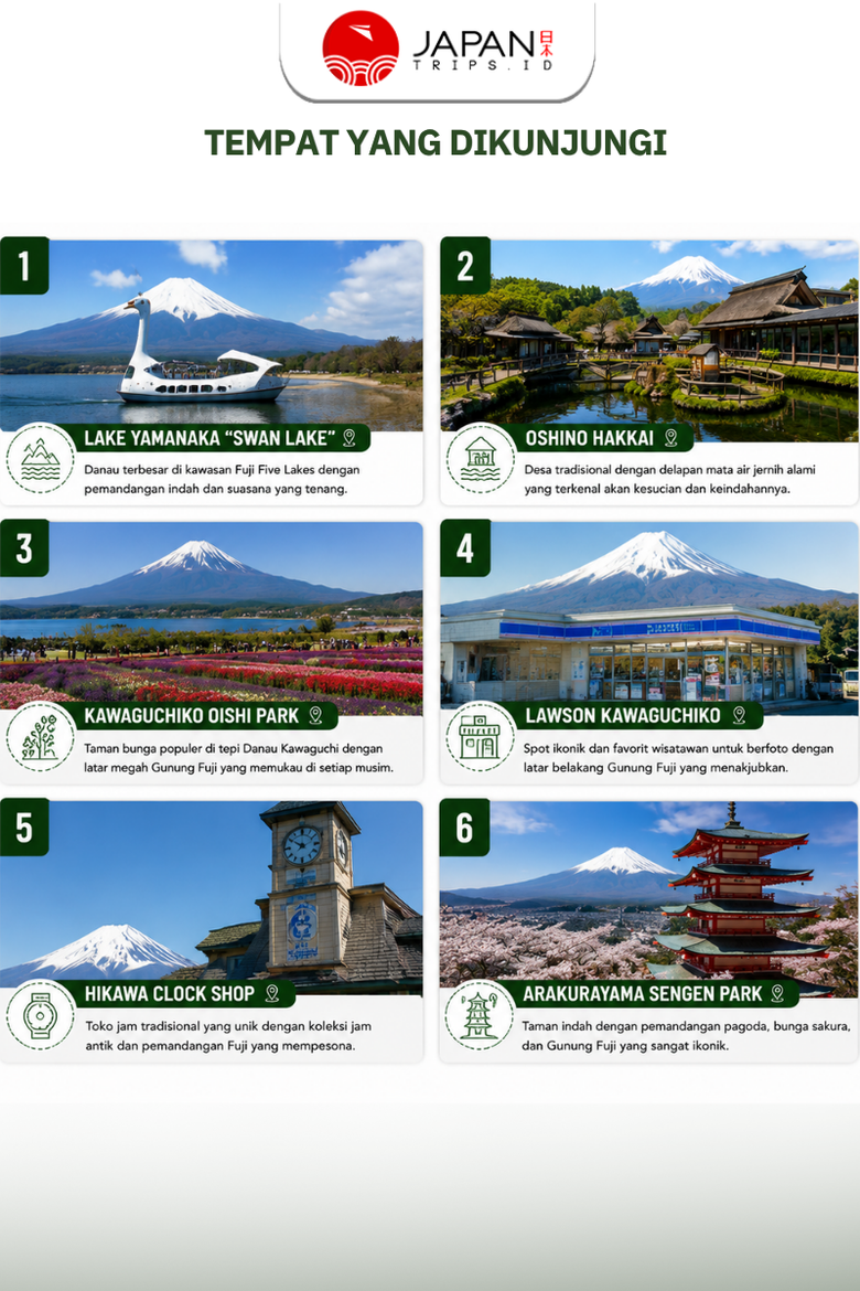 Mount Fuji Six Scenic Highlights Photo Day Tour