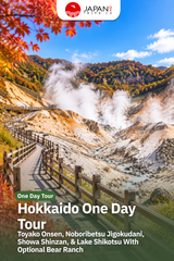 Hokkaido One Day Tour Toyako Onsen, Noboribetsu Jigokudani, Showa Shinzan, & Lake Shikotsu With Optional Bear Ranch