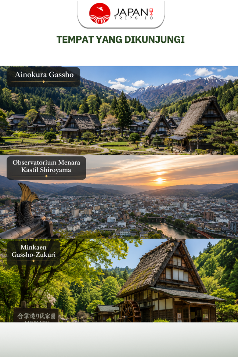 The World Heritage villages - Shirakawago & Gokayama Ainokura Tour