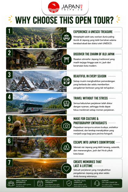 The World Heritage villages - Shirakawago & Gokayama Ainokura Tour