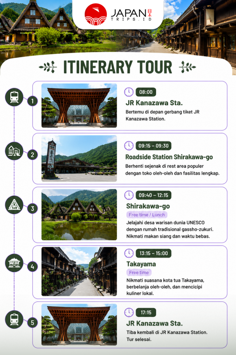 Shirakawago & Takayama World Heritage Village Tour