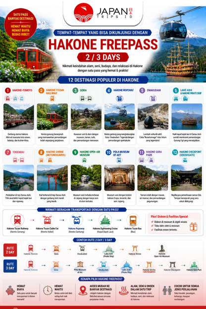Hakone Freepass 2/3 Days | Shinjuku Odawara Pass