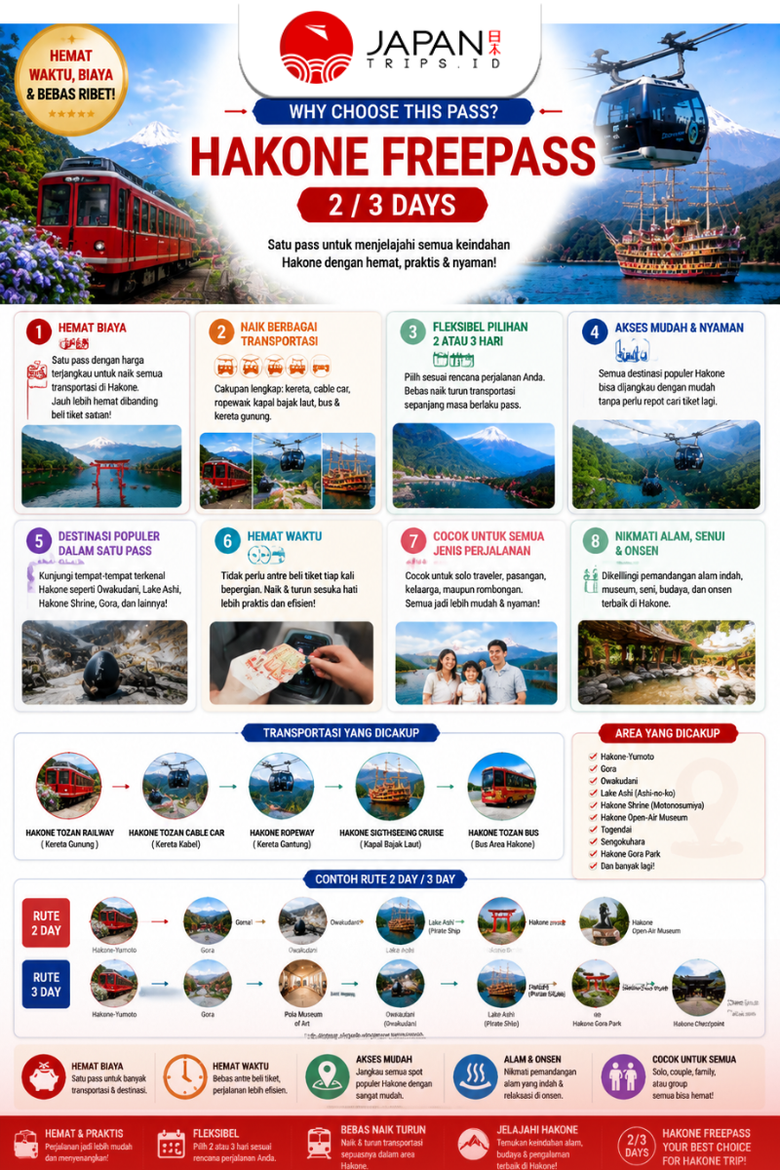 Hakone Freepass 2/3 Days | Shinjuku Odawara Pass