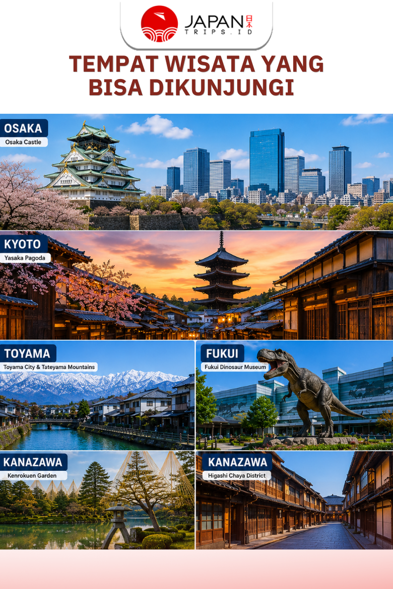 JR THUNDERBIRD Osaka/Kyoto dan Toyama/Fukui/Kanazawa｜One-way ticket