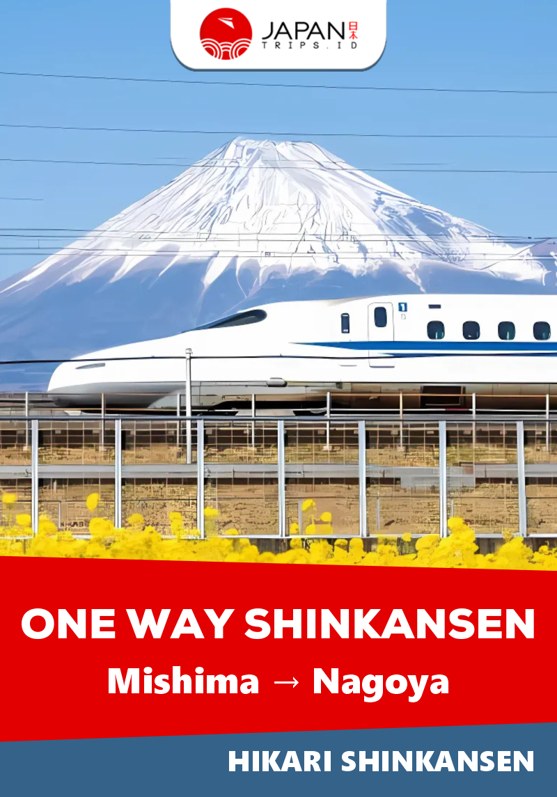 Shinkansen Hikari Mishima to Nagoya