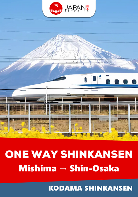 Shinkansen Kodama Mishima to Shin-Osaka