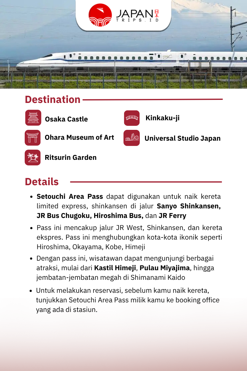 Setouchi Area Pass 7 Days