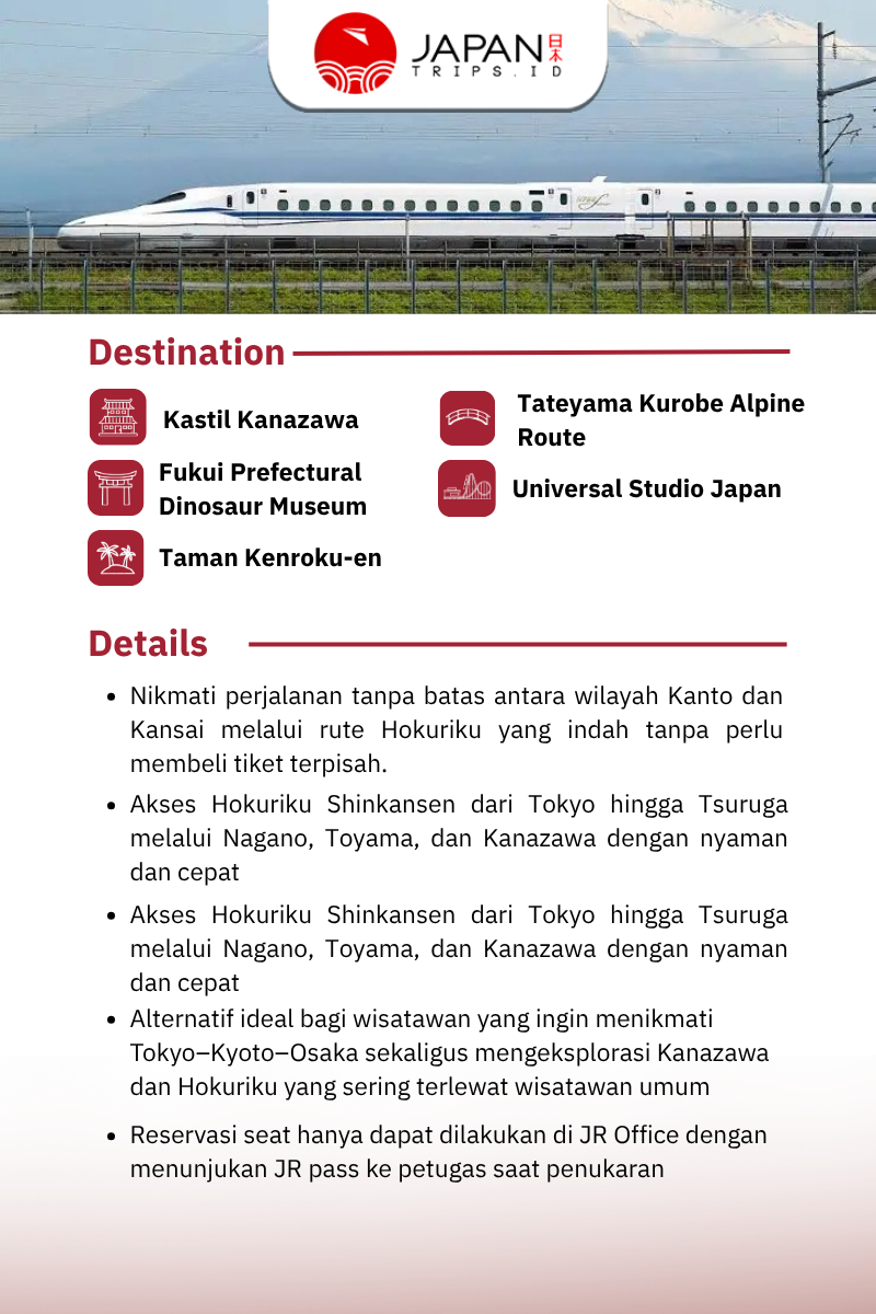 Hokuriku Arch Pass 7 Days