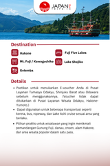 Fuji Hakone 3 Day Pass