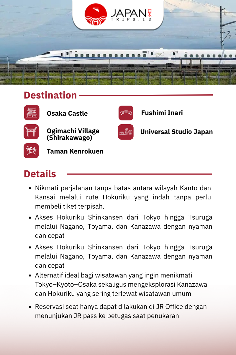 Takayama Hokuriku Area Tourist Pass 5 Days
