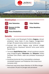 JR Kagawa Mini Rail & Ferry Pass 2 Days