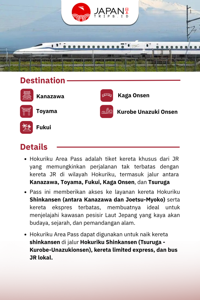 Hokuriku Area Pass 4 Days