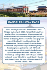 Kansai Railway Pass 2/3 Days | Kansai Thru Pass