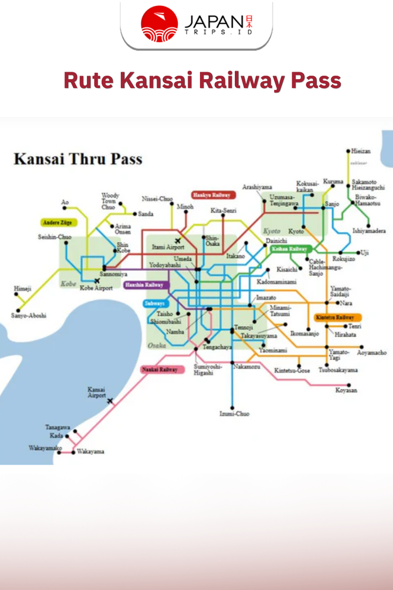 Kansai Railway Pass 2/3 Days | Kansai Thru Pass