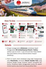 Tiket Kereta One Way Tokyo To Katsuta