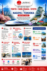 Shinkansen Tokyo/Shin Osaka/Kyoto To Nagoya/Fukuoka One Way Ticket | Nozomi Shinkansen