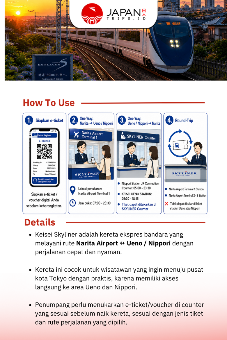 Keisei Skyliner Ticket | Narita Skyliner
