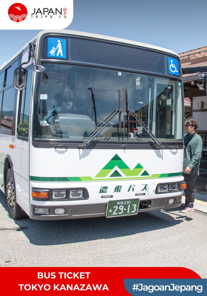 Bus Ticket Tokyo to Kanazawa – Shirakawago – Kawaguchiko Ticket