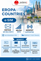 eSIM Europe & Balkan | UK, France, Italy, Switzerland | eSIM Travel Eropa