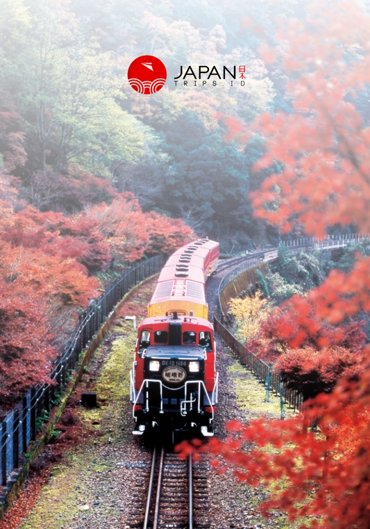 Sagano Romantic Train One-Way Ticket | Kereta Sagano Kyoto