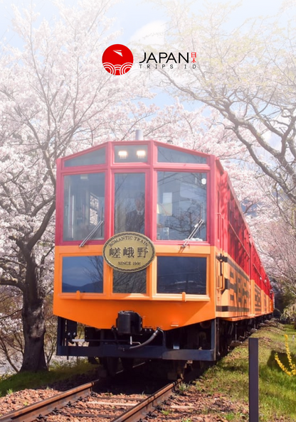 Sagano Romantic Train One-Way Ticket | Kereta Sagano Kyoto