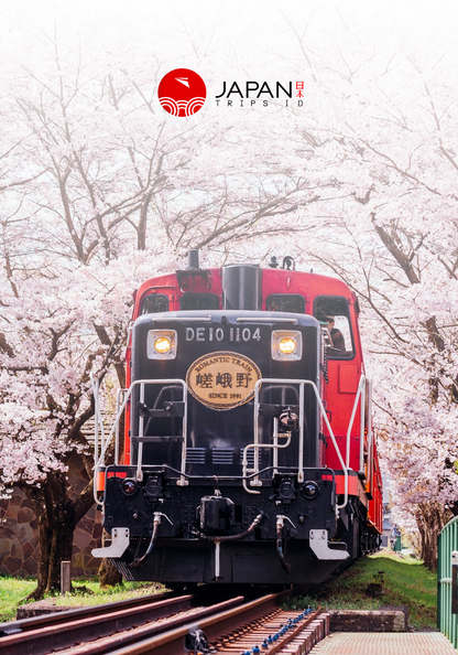 Sagano Romantic Train One-Way Ticket | Kereta Sagano Kyoto