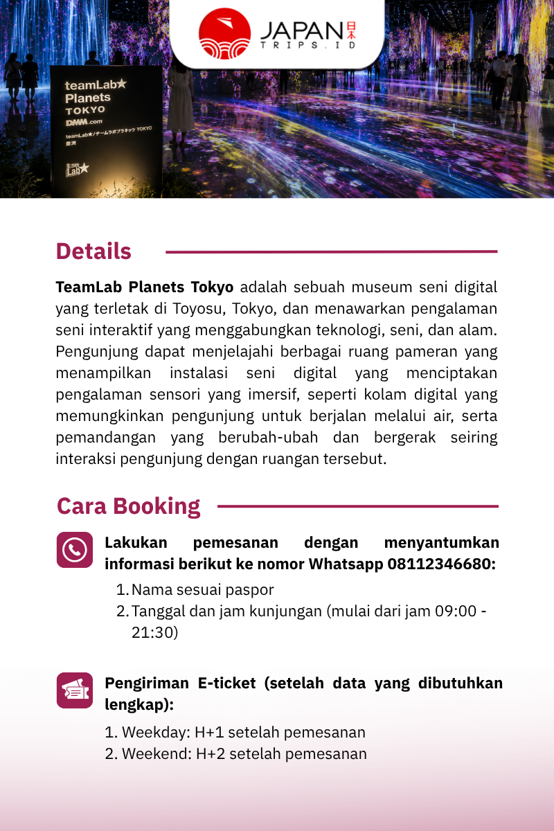 teamLab Planets Tokyo Ticket