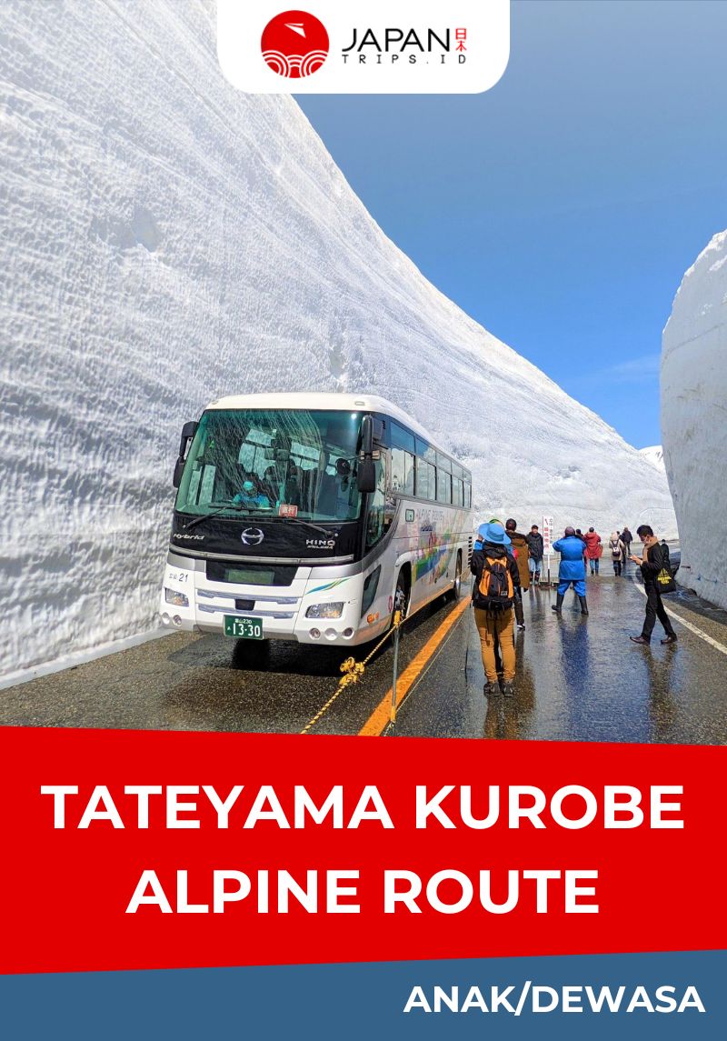 Tateyama Kurobe Alpine Route Ticket | Tiket Rute Alpen Tateyama Kurobe