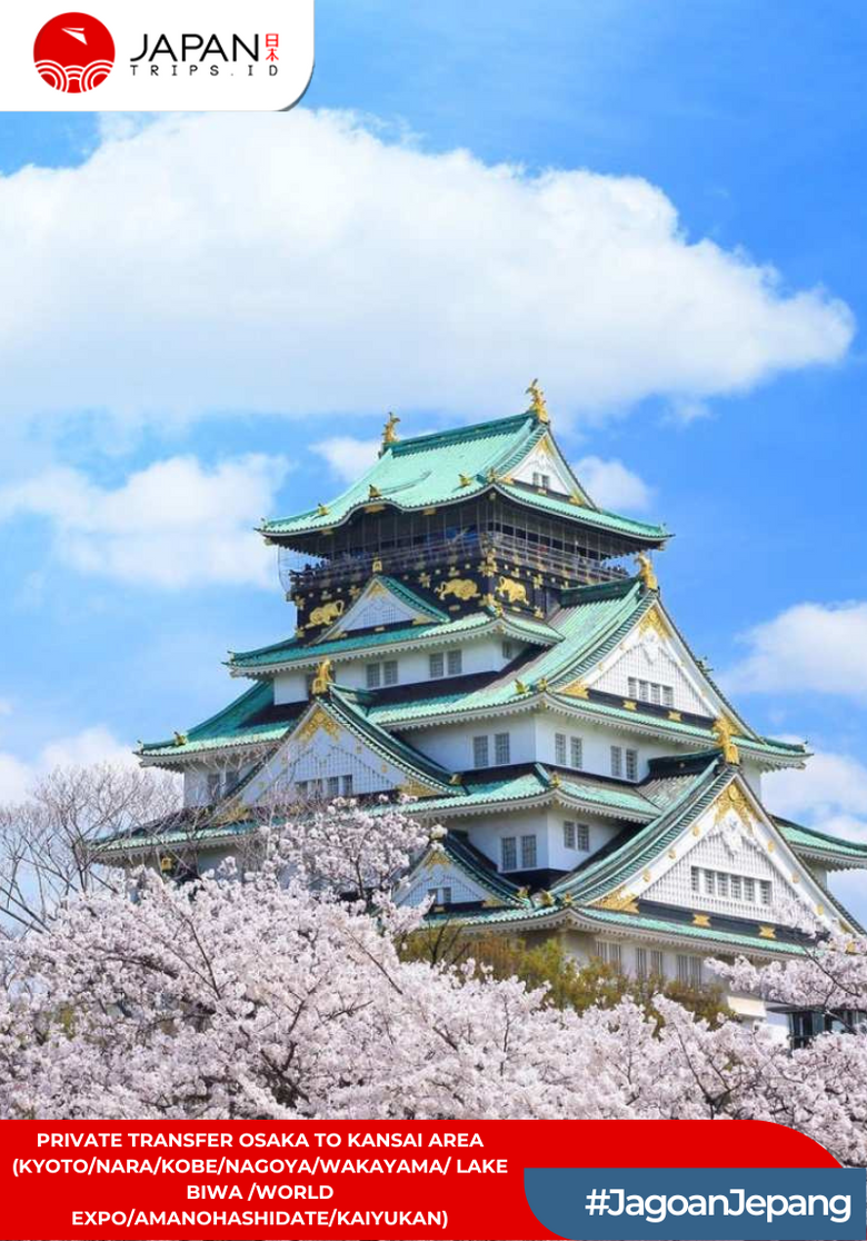 Point To Point Transfer Osaka To Kansai Area (Kyoto/Nara/Kobe/Nagoya)