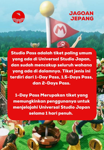 Universal Studio Japan 1 Day Ticket