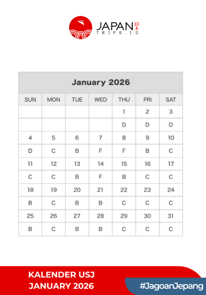 Universal Studio Japan 1 Day Ticket