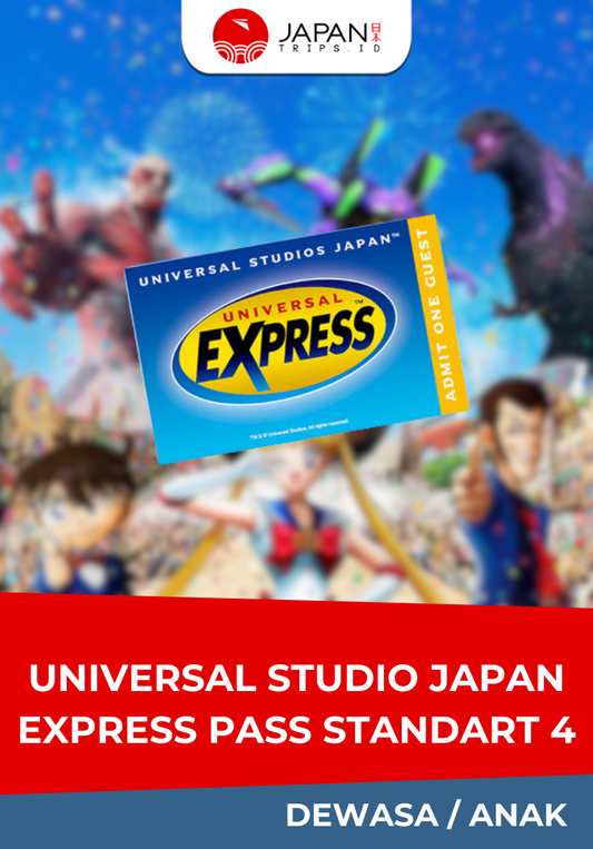 Universal Studio Japan Express Pass Standart 4 Osaka