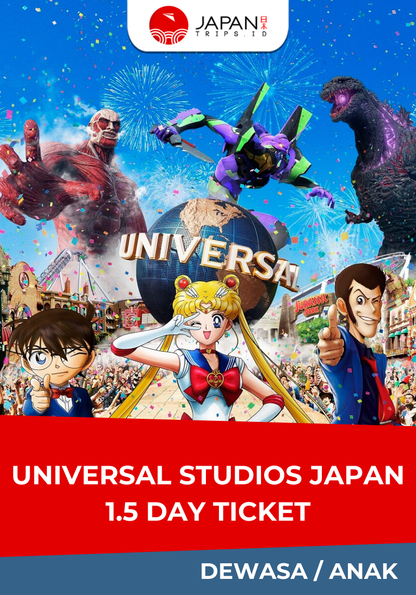 Universal Studio Japan 1.5 Days Ticket