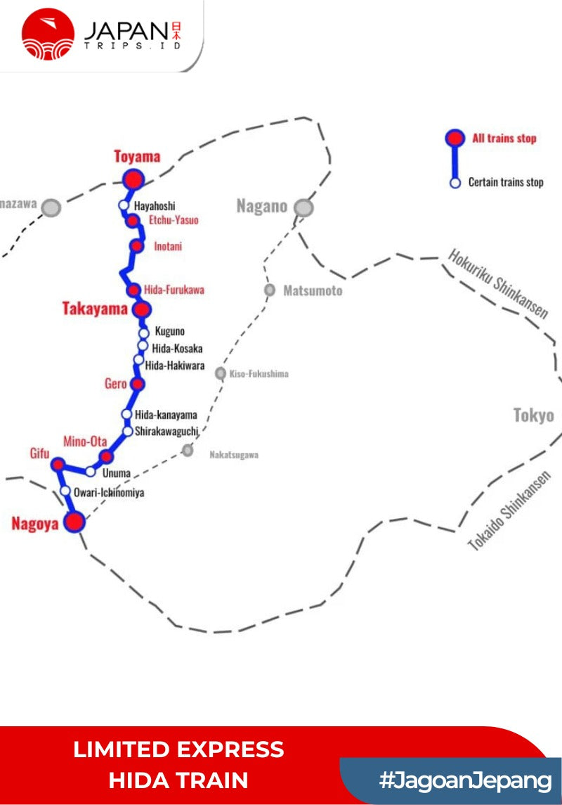 Limited Express Hida Train | Kereta Cepat Jepang