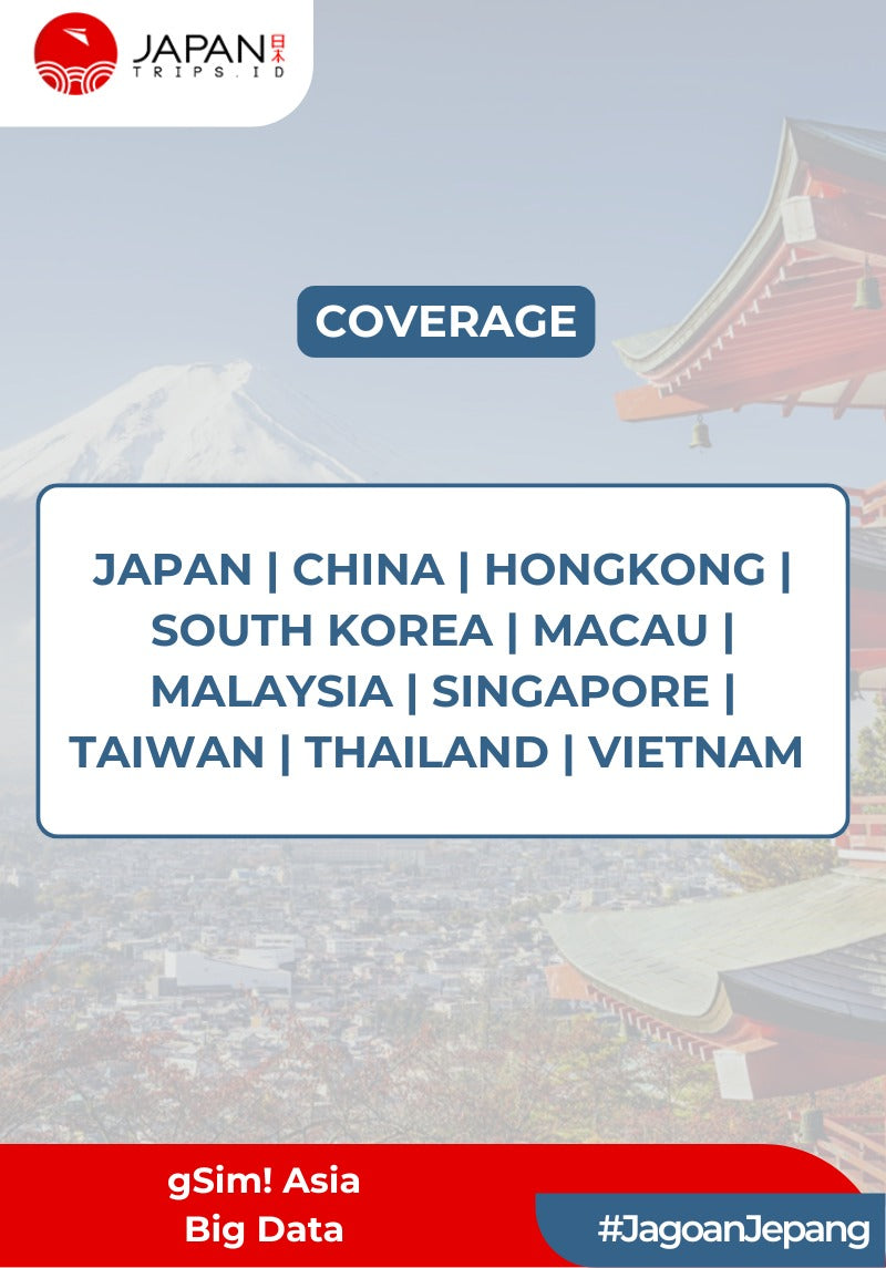 gSim! Asia BIG DATA - Reusable & TopUp Anytime | Japantrips