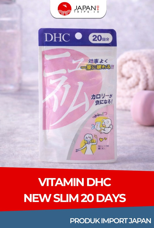 DHC New Slim 20 Hari (80 Tablet) Suplemen Diet & Metabolisme | Vitamin Jepang Asli