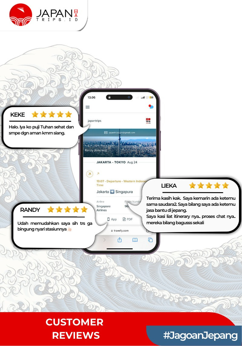 Jasa Itinerary Jepang | Japan Itinerary