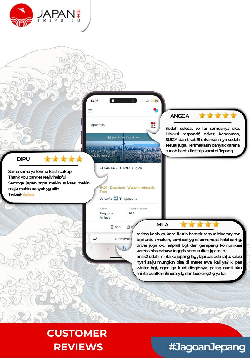 Jasa Itinerary Jepang | Japan Itinerary