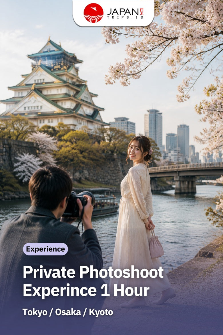 Private Photoshoot Experince 1 Hour | Tokyo / Osaka / Kyoto