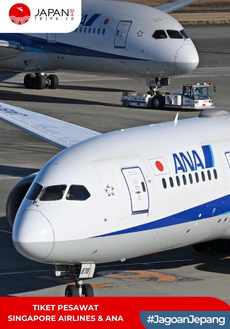 Tiket Pesawat Bisnis Singapore Airlines / All Nippon Airways | Business Class Flight Ticket SQ / ANA Semua Rute