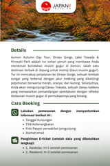 Aomori Autumn Day Tour: Oirase Gorge, Lake Towada & Hirosaki Park | Japan